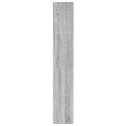 Bücherregal 4 Fächer Grau Sonoma 60x24x142 cm Holzwerkstoff