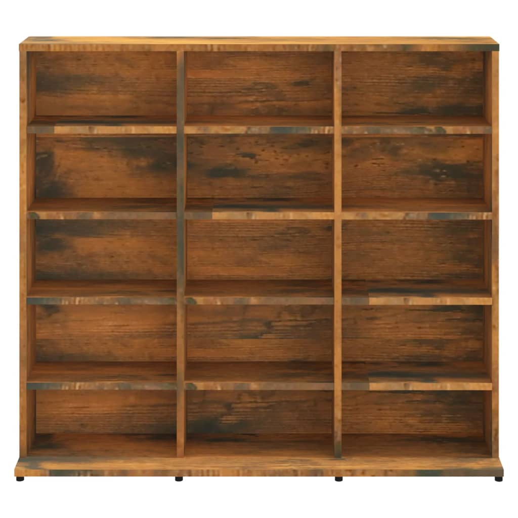 CD-Regal Räuchereiche 100x23x89,5 cm Holzwerkstoff