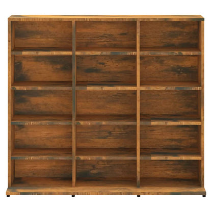 CD-Regal Räuchereiche 100x23x89,5 cm Holzwerkstoff