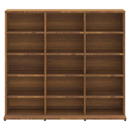 CD-Regal Braun Eichen-Optik 100x23x89,5 cm Holzwerkstoff