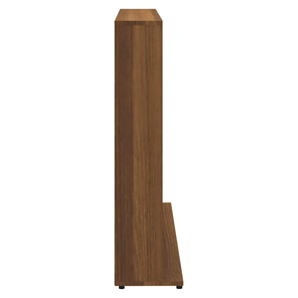 CD-Regal Braun Eichen-Optik 100x23x89,5 cm Holzwerkstoff