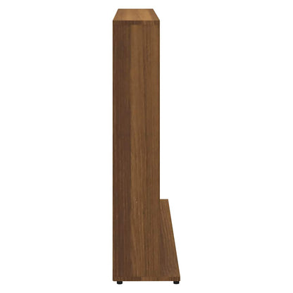 CD-Regal Braun Eichen-Optik 100x23x89,5 cm Holzwerkstoff