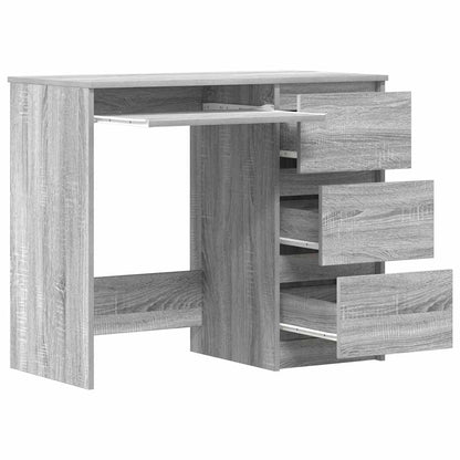 Schreibtisch Grau Sonoma 90x45x76 cm Holzwerkstoff