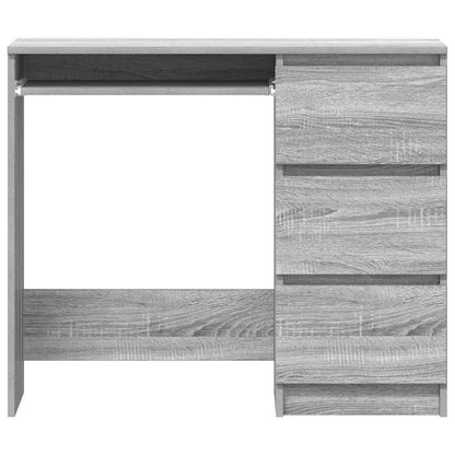 Schreibtisch Grau Sonoma 90x45x76 cm Holzwerkstoff