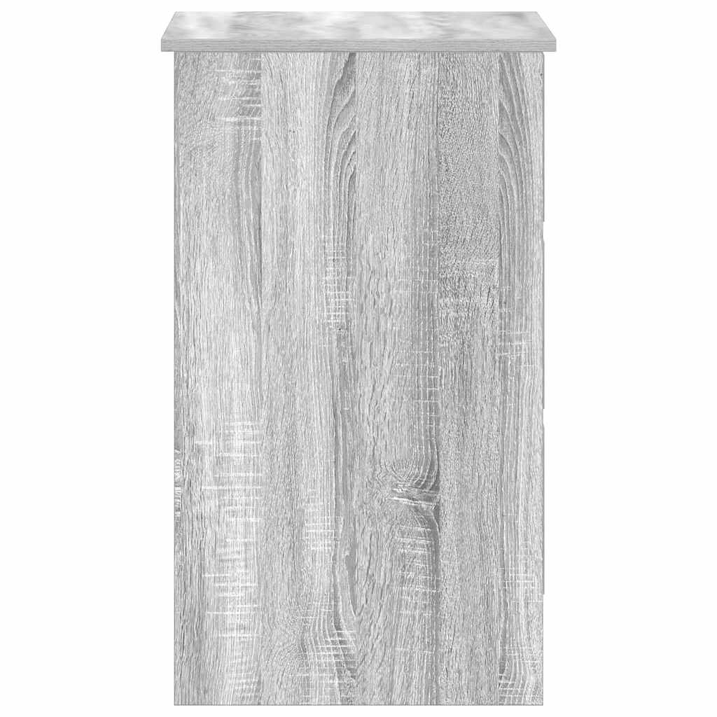 Schreibtisch Grau Sonoma 90x45x76 cm Holzwerkstoff