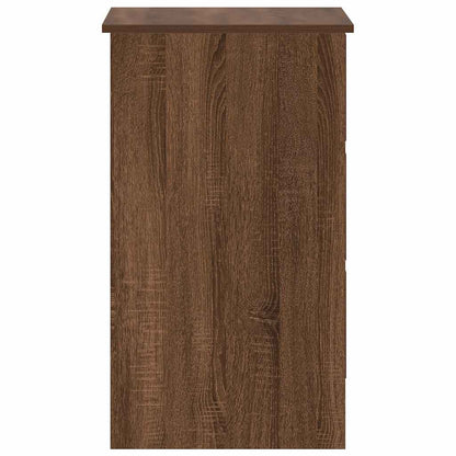 Schreibtisch Braun Eichen-Optik 90x45x76 cm Holzwerkstoff