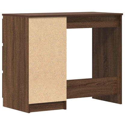Schreibtisch Braun Eichen-Optik 90x45x76 cm Holzwerkstoff