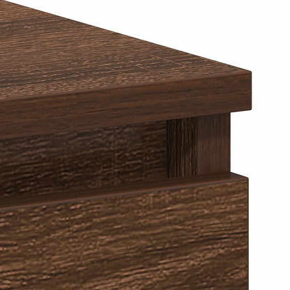 Schreibtisch Braun Eichen-Optik 90x45x76 cm Holzwerkstoff