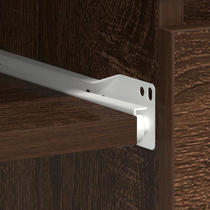Schreibtisch Braun Eichen-Optik 90x45x76 cm Holzwerkstoff