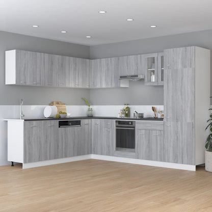 Unterschrank mit Schublade Lyon Grau Sonoma 30x46x81,5 cm