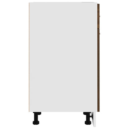 Unterschrank mit Schublade Lyon Braun Eichen-Optik 30x46x81,5 cm