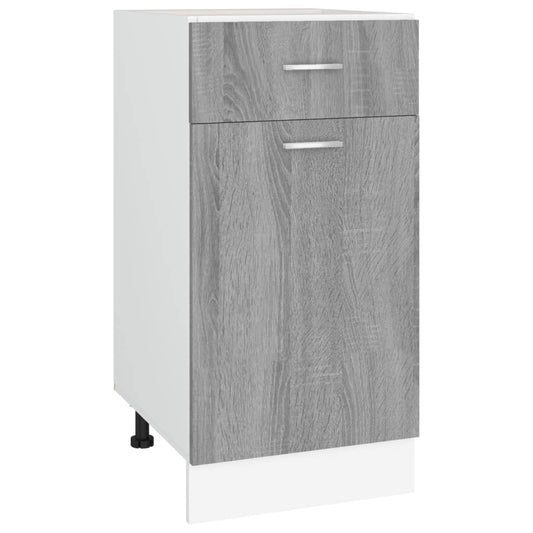Unterschrank mit Schublade Lyon Grau Sonoma 40x46x81,5 cm