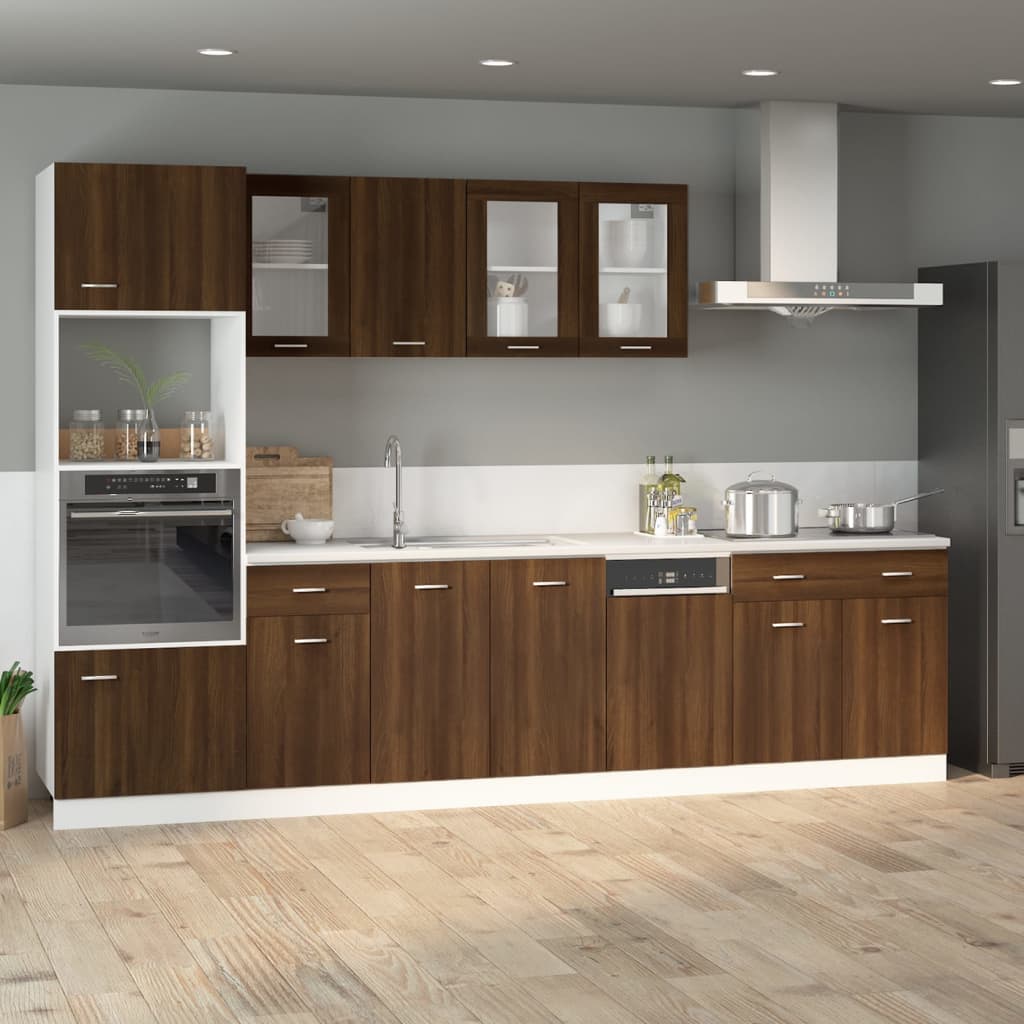 Unterschrank mit Schublade Lyon Braun Eichen-Optik 40x46x81,5 cm