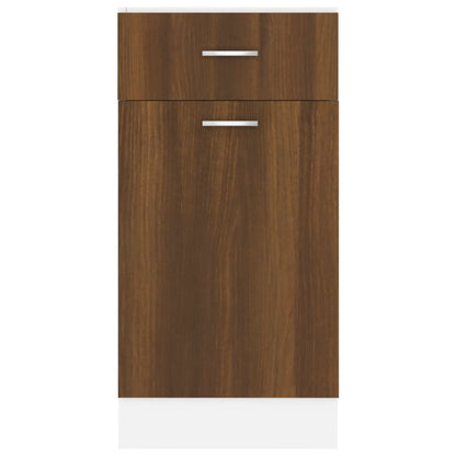 Unterschrank mit Schublade Lyon Braun Eichen-Optik 40x46x81,5 cm