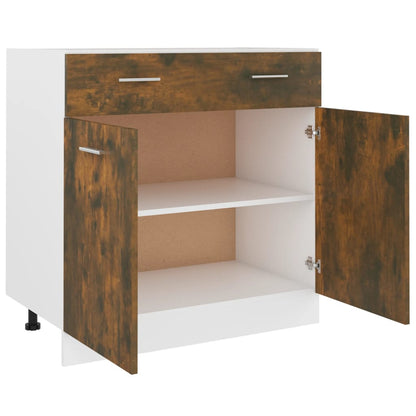 Unterschrank mit Schublade Lyon Räuchereiche 80x46x81,5 cm