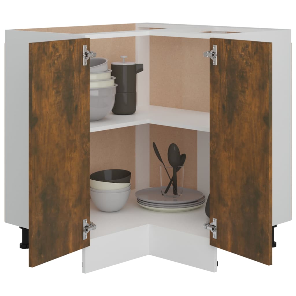 Küchenschrank Lyon Räuchereiche 75,5x75,5x81,5 cm Holzwerkstoff