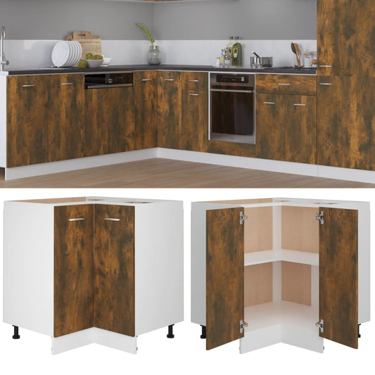 Küchenschrank Lyon Räuchereiche 75,5x75,5x81,5 cm Holzwerkstoff