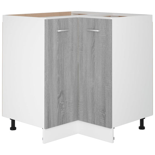Küchenschrank Lyon Grau Sonoma 75,5x75,5x81,5 cm Holzwerkstoff