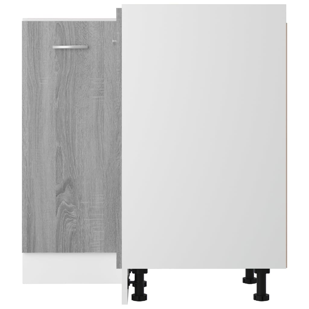 Küchenschrank Lyon Grau Sonoma 75,5x75,5x81,5 cm Holzwerkstoff