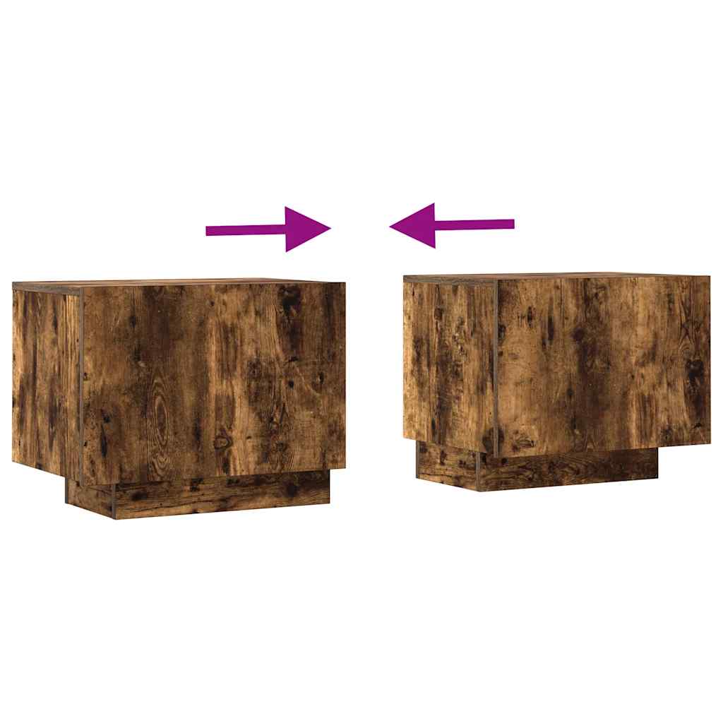 TV-Schrank Räuchereiche 100x35x40 cm Holzwerkstoff