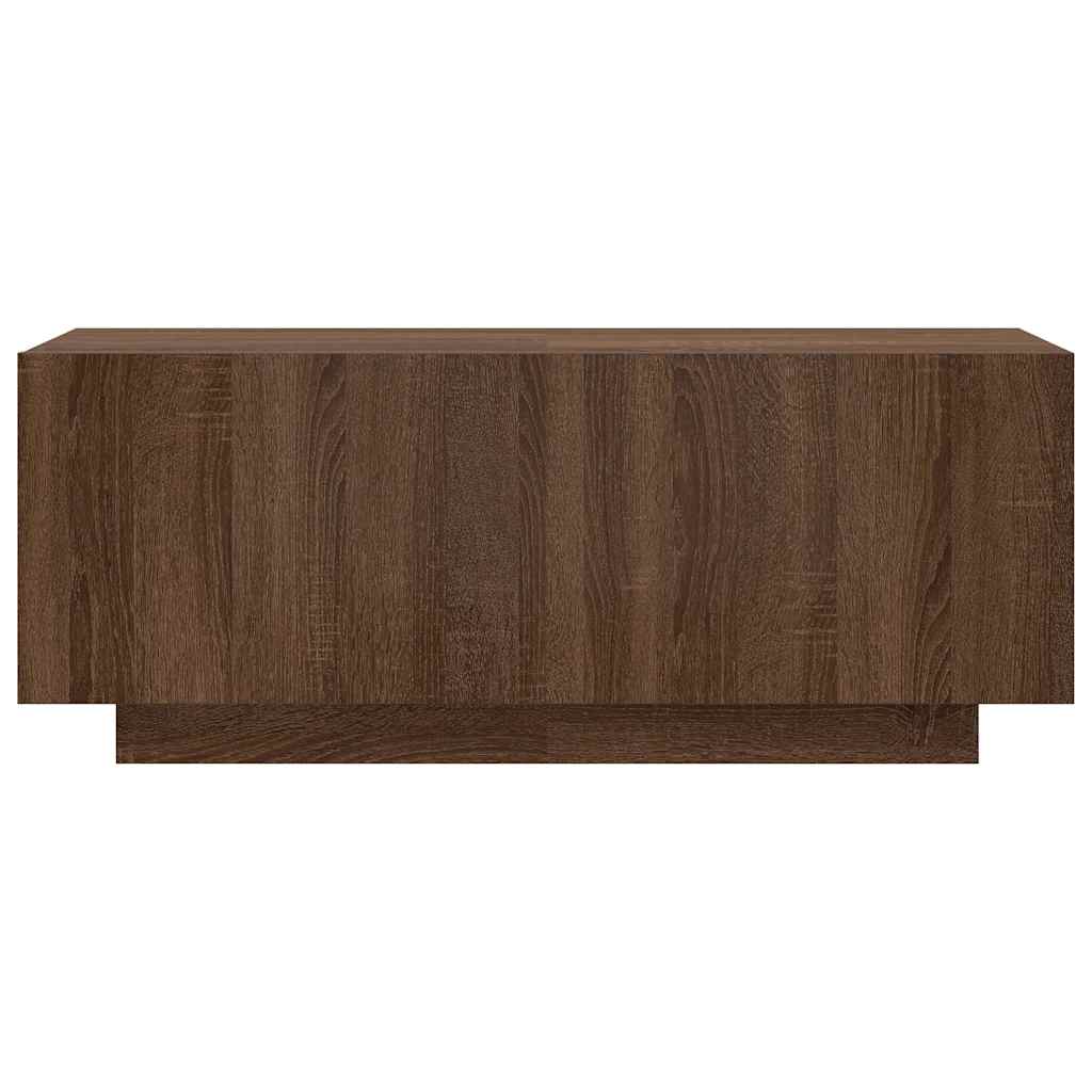 TV-Schrank Braun Eichen-Optik 100x35x40 cm Holzwerkstoff
