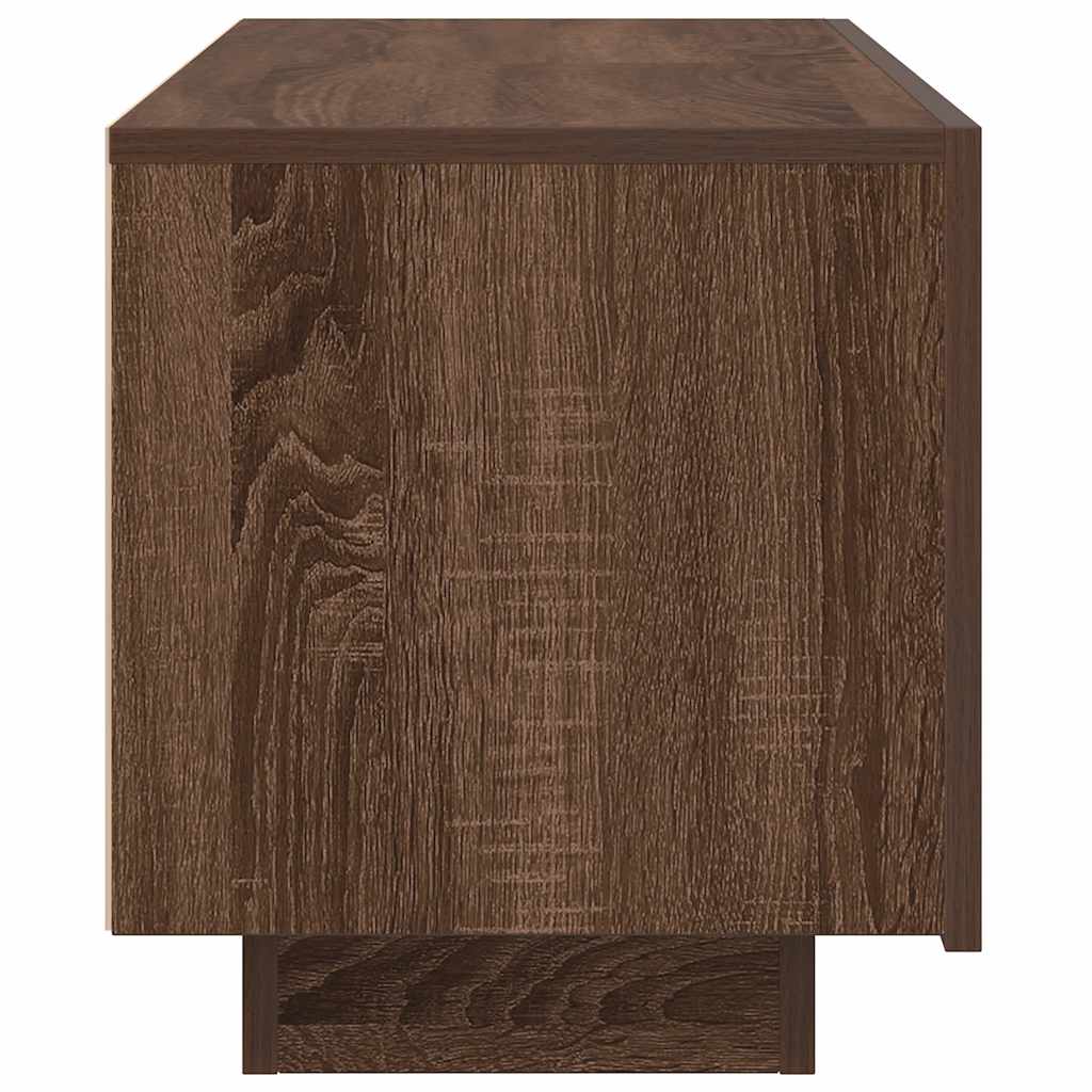 TV-Schrank Braun Eichen-Optik 100x35x40 cm Holzwerkstoff