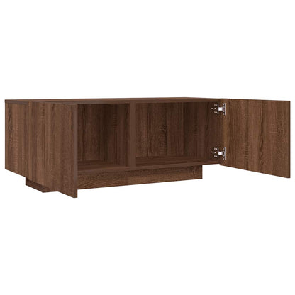 TV-Schrank Braun Eichen-Optik 100x35x40 cm Holzwerkstoff