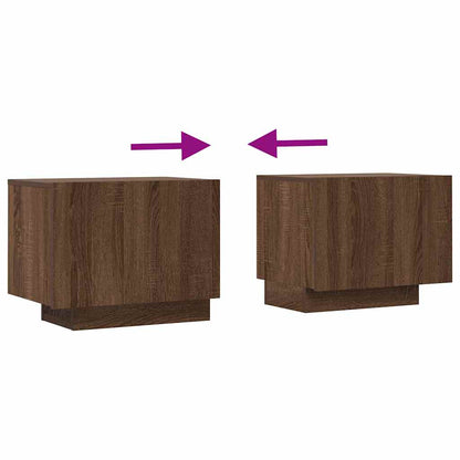 TV-Schrank Braun Eichen-Optik 100x35x40 cm Holzwerkstoff
