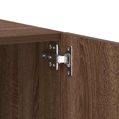 TV-Schrank Braun Eichen-Optik 100x35x40 cm Holzwerkstoff