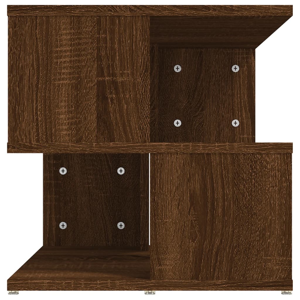 Beistelltisch Braun Eichen-Optik 40x40x40 cm Holzwerkstoff