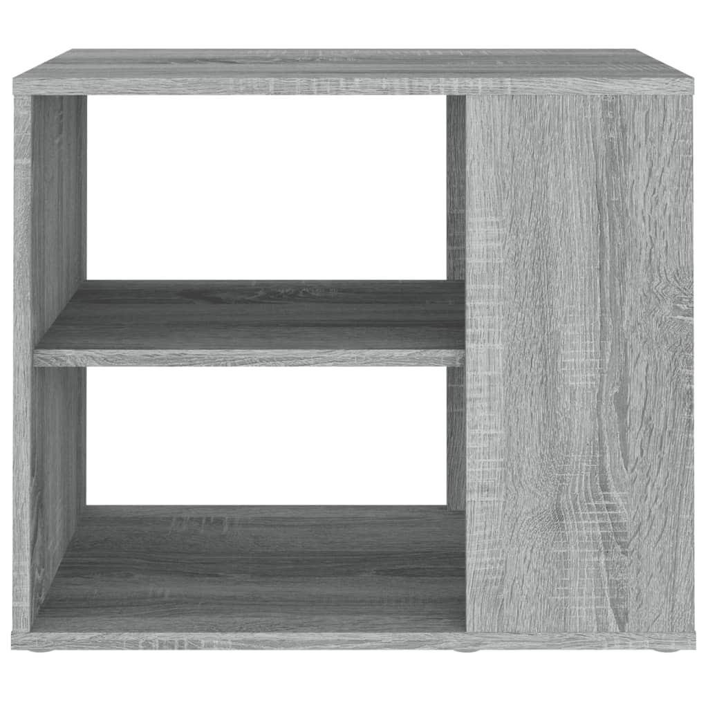 Sidebord gråt Sonoma 60x30x50 cm træmateriale