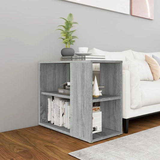 Sidebord gråt Sonoma 60x30x50 cm træmateriale