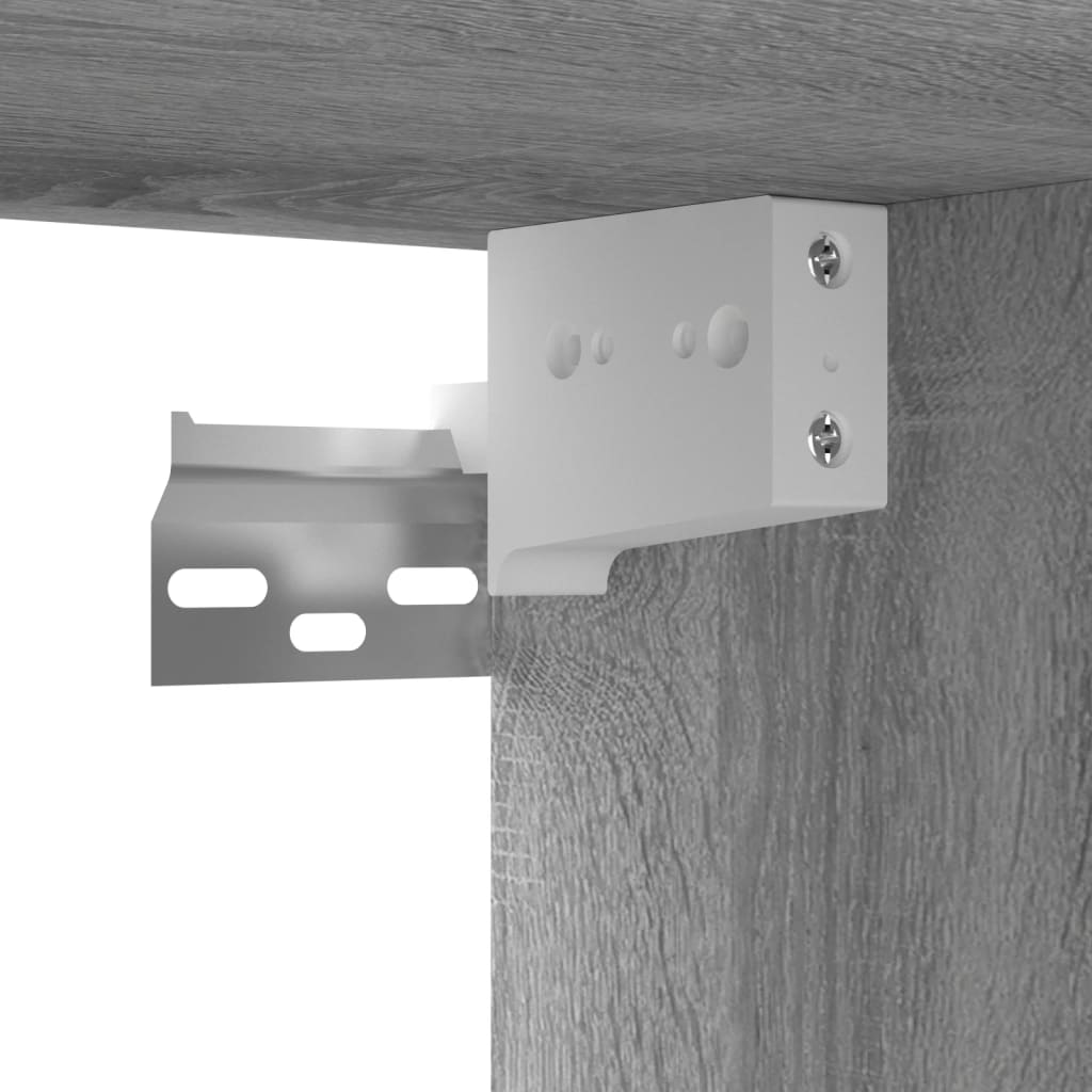 TV-Wandschränke 3 Stk. Grau Sonoma 60x30x30 cm Holzwerkstoff