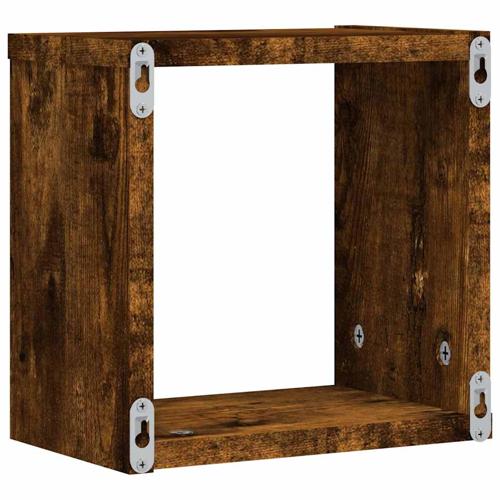 Wandregale 2 pcs Braun 26 x 15 x 26 cm Holzwerkstoff