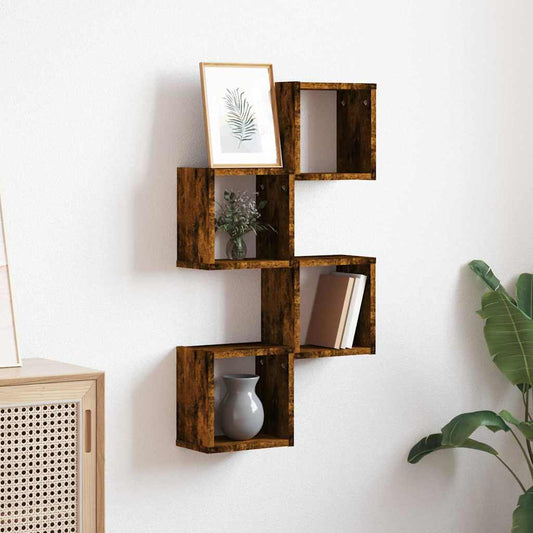 Wandregale 4 pcs Braun 26 x 15 x 26 cm Holzwerkstoff