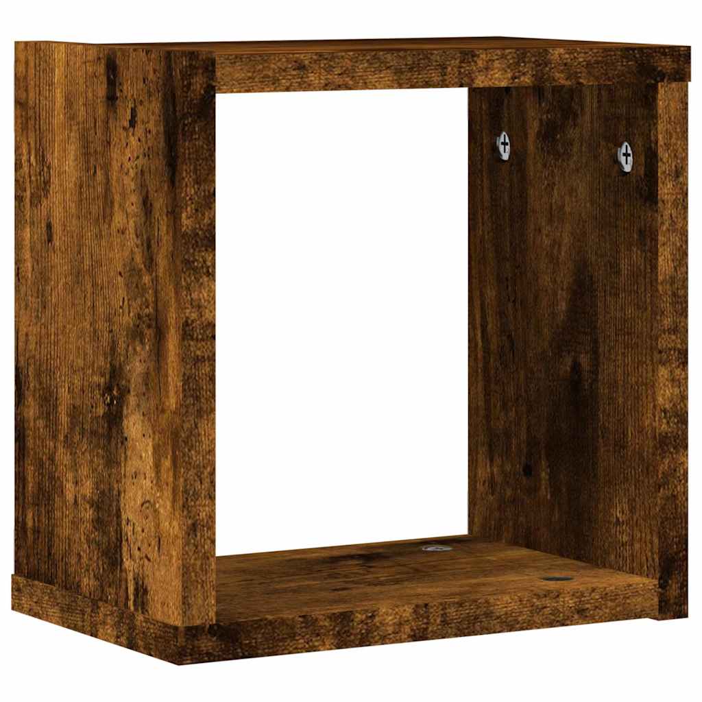 Wandregale 4 pcs Braun 26 x 15 x 26 cm Holzwerkstoff