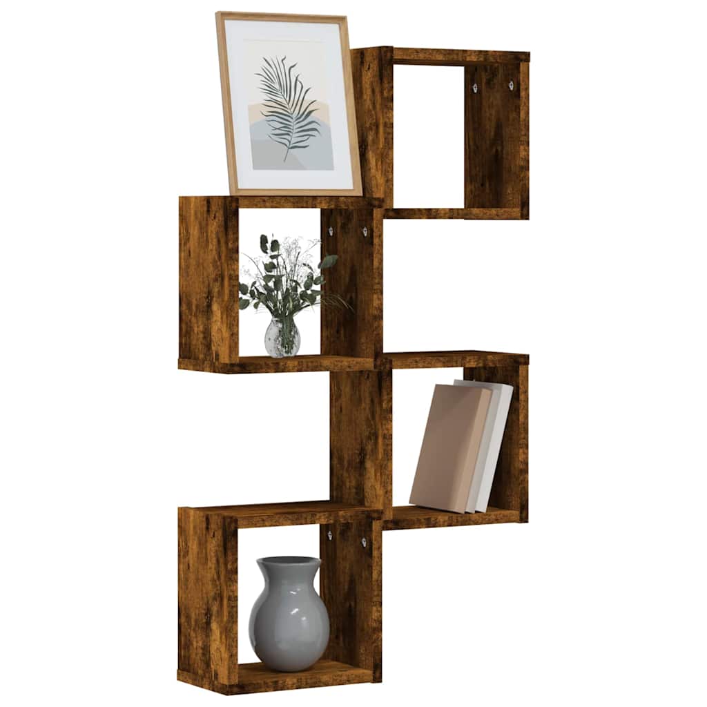 Wandregale 4 pcs Braun 26 x 15 x 26 cm Holzwerkstoff