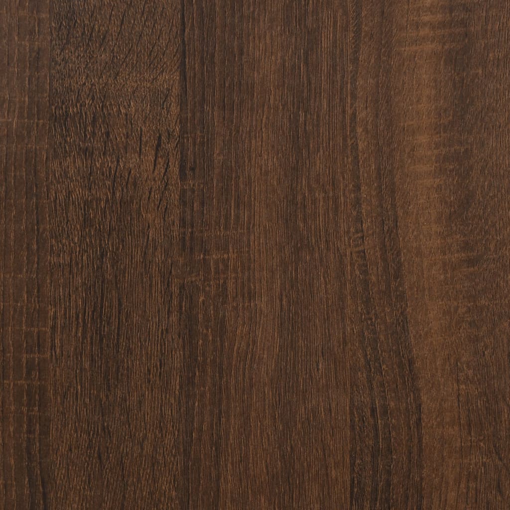 Wandregale 2 Stk. Braun Eichen-Optik 80x15x26,5cm Holzwerkstoff