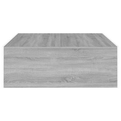 Couchtisch Grau Sonoma 100x100x35 cm Holzwerkstoff