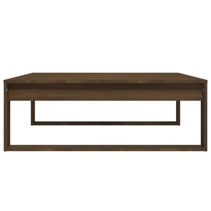 Couchtisch Braun Eichen-Optik 100x100x35 cm Holzwerkstoff