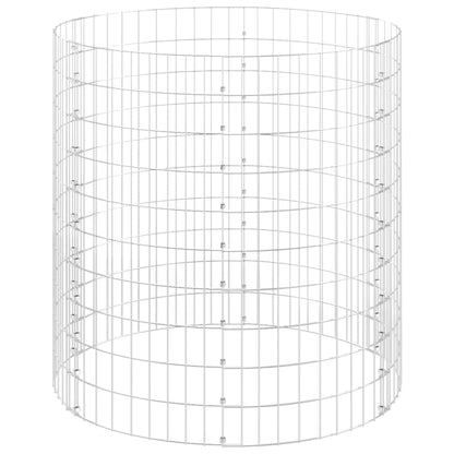 Gabionen-Säule Rund Verzinkter Stahl Ø100x100 cm