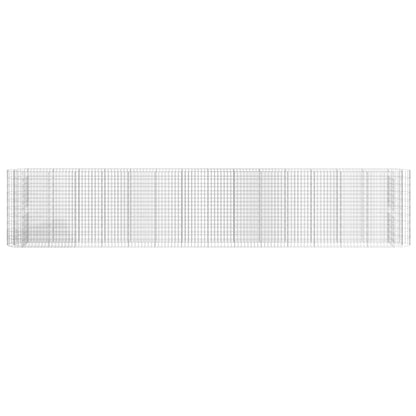 Gabionen-Hochbeet Verzinktes Eisen 540x50x100 cm