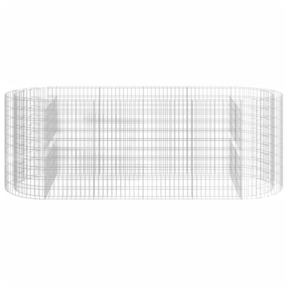 Gabionen-Hochbeet Verzinktes Eisen 300x100x100 cm