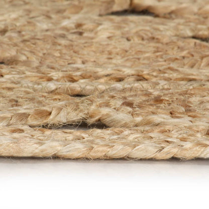 Teppich Handgefertigt Geflochten Jute 210 cm