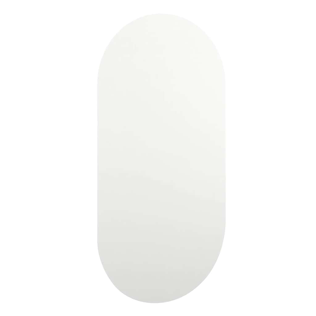 Spiegel mit LED-Leuchten 80x40 cm Glas Oval