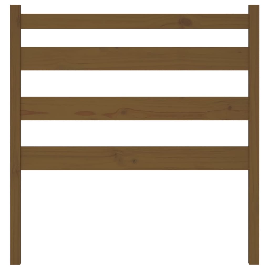 Kopfteil Honigbraun 81x4x100 cm Massivholz Kiefer