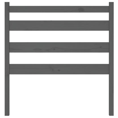 Kopfteil Grau 96x4x100 cm Massivholz Kiefer