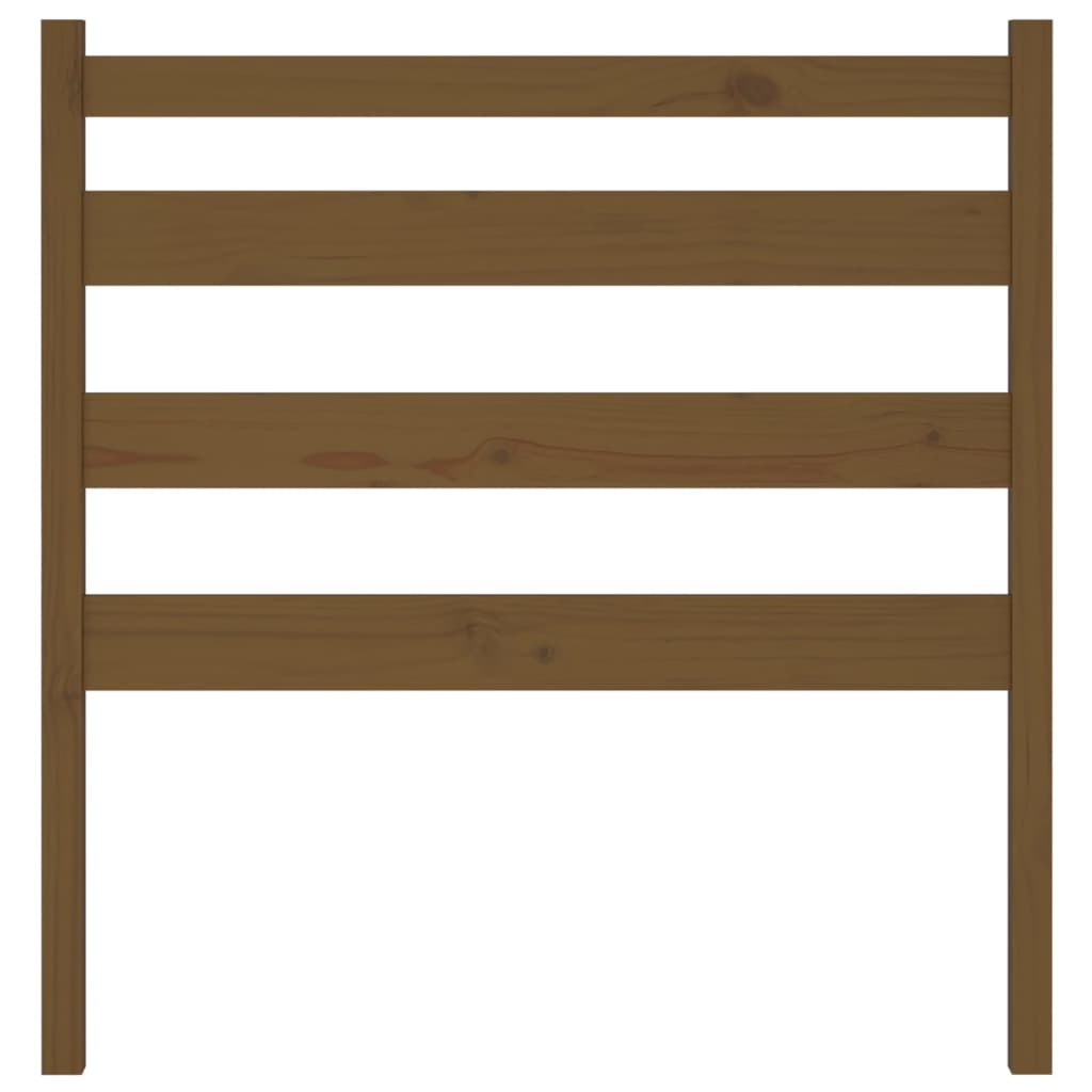 Kopfteil Honigbraun 96x4x100 cm Massivholz Kiefer