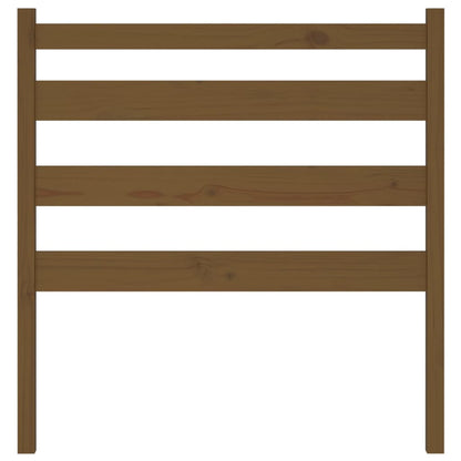 Kopfteil Honigbraun 96x4x100 cm Massivholz Kiefer