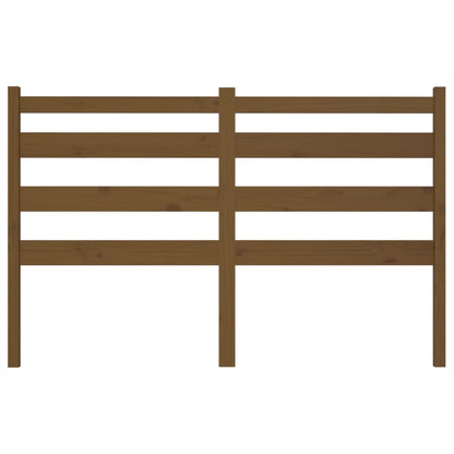 Kopfteil Honigbraun 146x4x100 cm Massivholz Kiefer